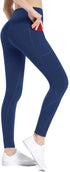 High Waisted Tummy Control Leggings-Yoga-Pants with Pockets Leggings for Women Workout Squat Proof Tights